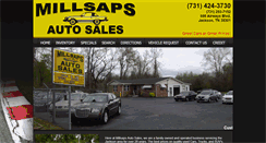 Desktop Screenshot of millsapsauto.com