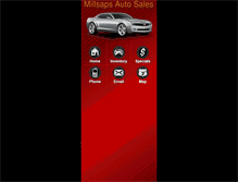 Tablet Screenshot of millsapsauto.com